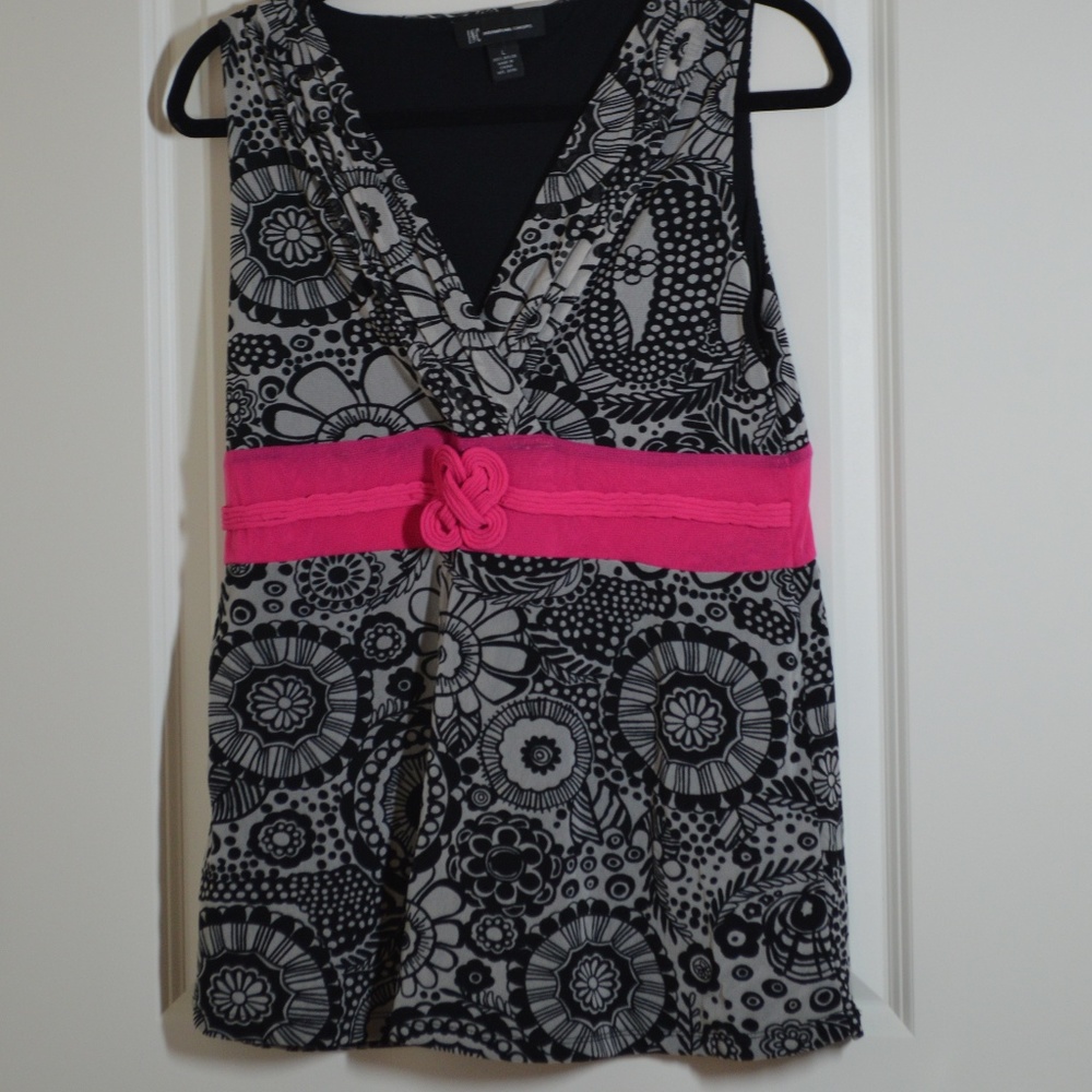 INC International Concepts Sleeveless Top L